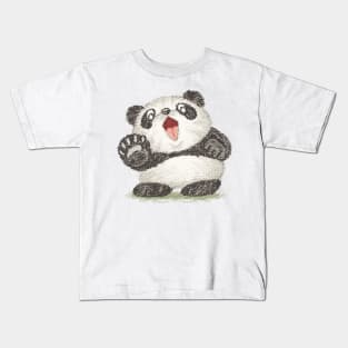 Surprized Panda Kids T-Shirt